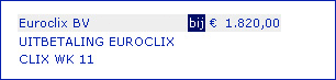 EuroClix uitbetaling