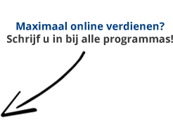 Maximaal online verdienen? Schrijf u in bij alle spaarprogrammas!